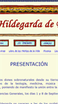 Mobile Screenshot of hildegardiana.es